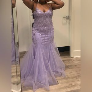 Lavender Prom Dress